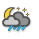 Wetter: bewölkt, starker Regen