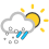 regen en natte sneeuw