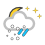 weather: few showers possible